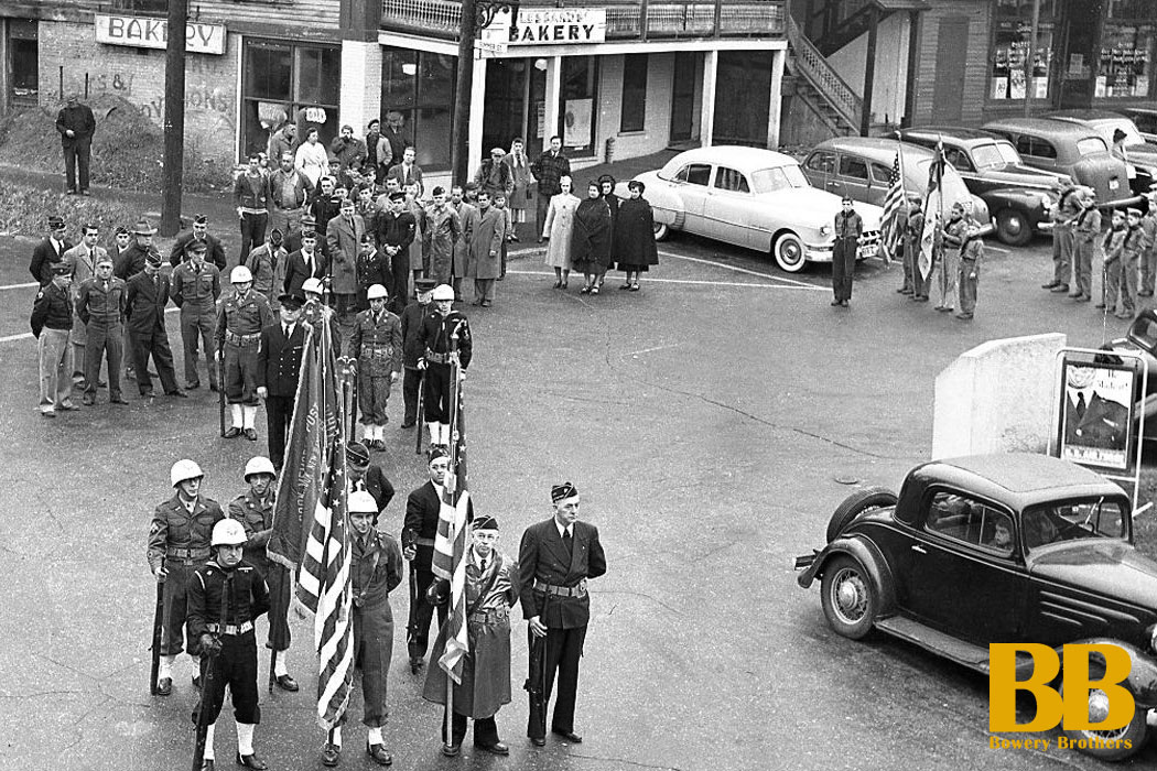 We come from small towns. Song by the Bowery Brothers
